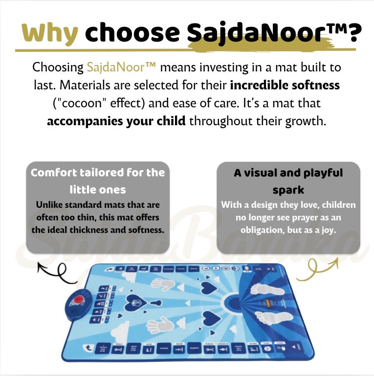 SajdaNoor™ - Interactive Prayer Mat